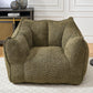 Comfortable Chenille Sofa Chair with Resilient Foam Cushion