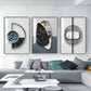 Abstract Geometric Canvas Wall Art for Home Decor