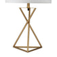 26.25-Inch Ester Mid-Century Matte Gold Table Lamp