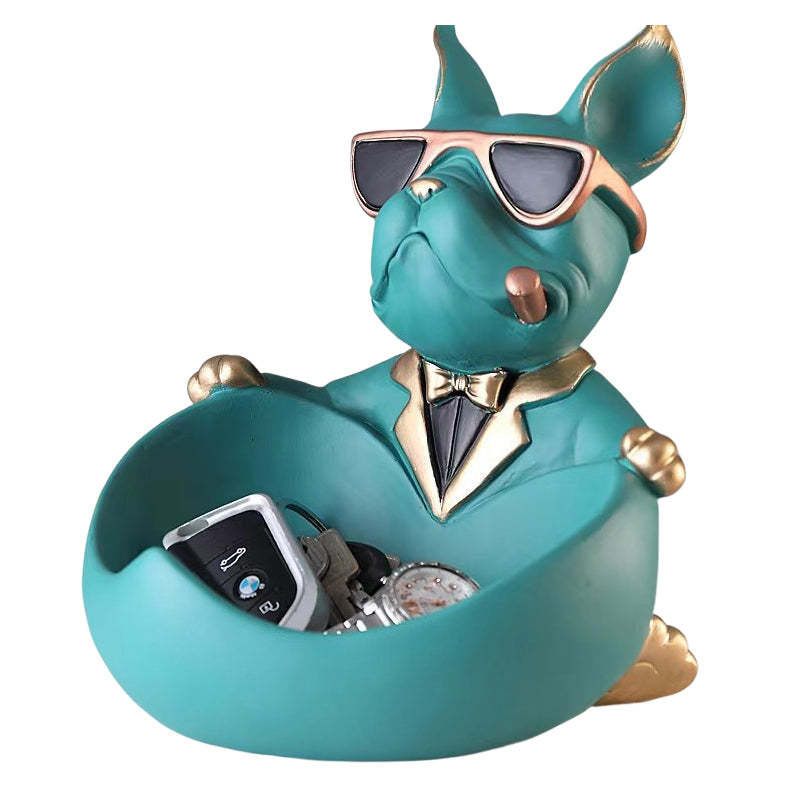 Cute French Bulldog Resin Figurine Table Decoration Home Decor Accent