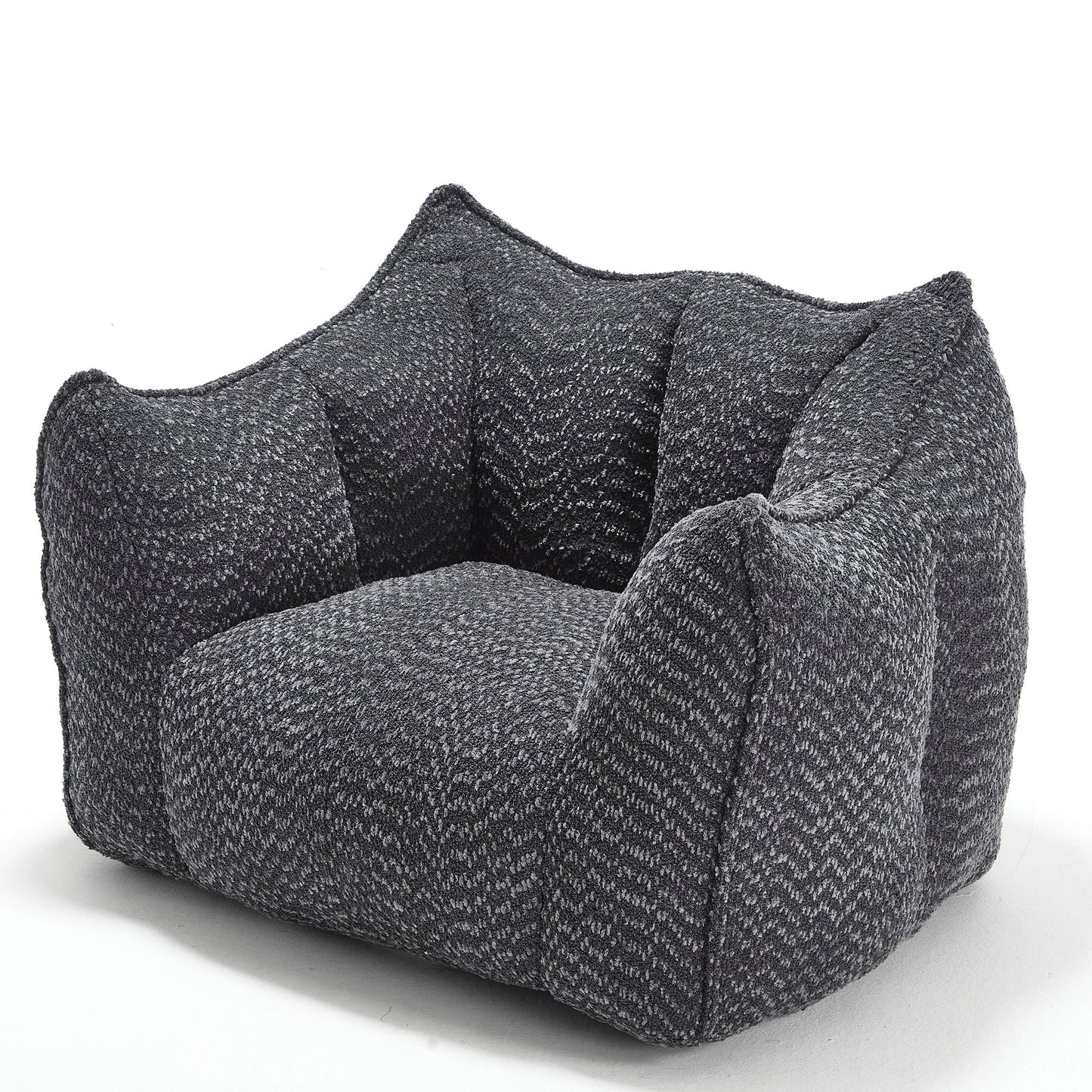 Comfortable Chenille Sofa Chair with Resilient Foam Cushion