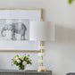 13x13x26 Marble Table Lamp for Modern Interiors