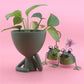 Cartoon Cheek Support Abstract Figurine Creative Desktop Home Decoration