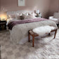 Atira Light Brown Checkered Area Rug
