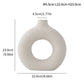 Unglazed Spotted Ceramic Vase Modern Home Decoration Ornament