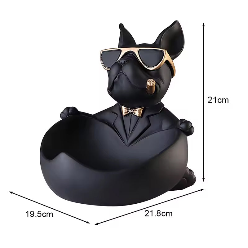 Cute French Bulldog Resin Figurine Table Decoration Home Decor Accent