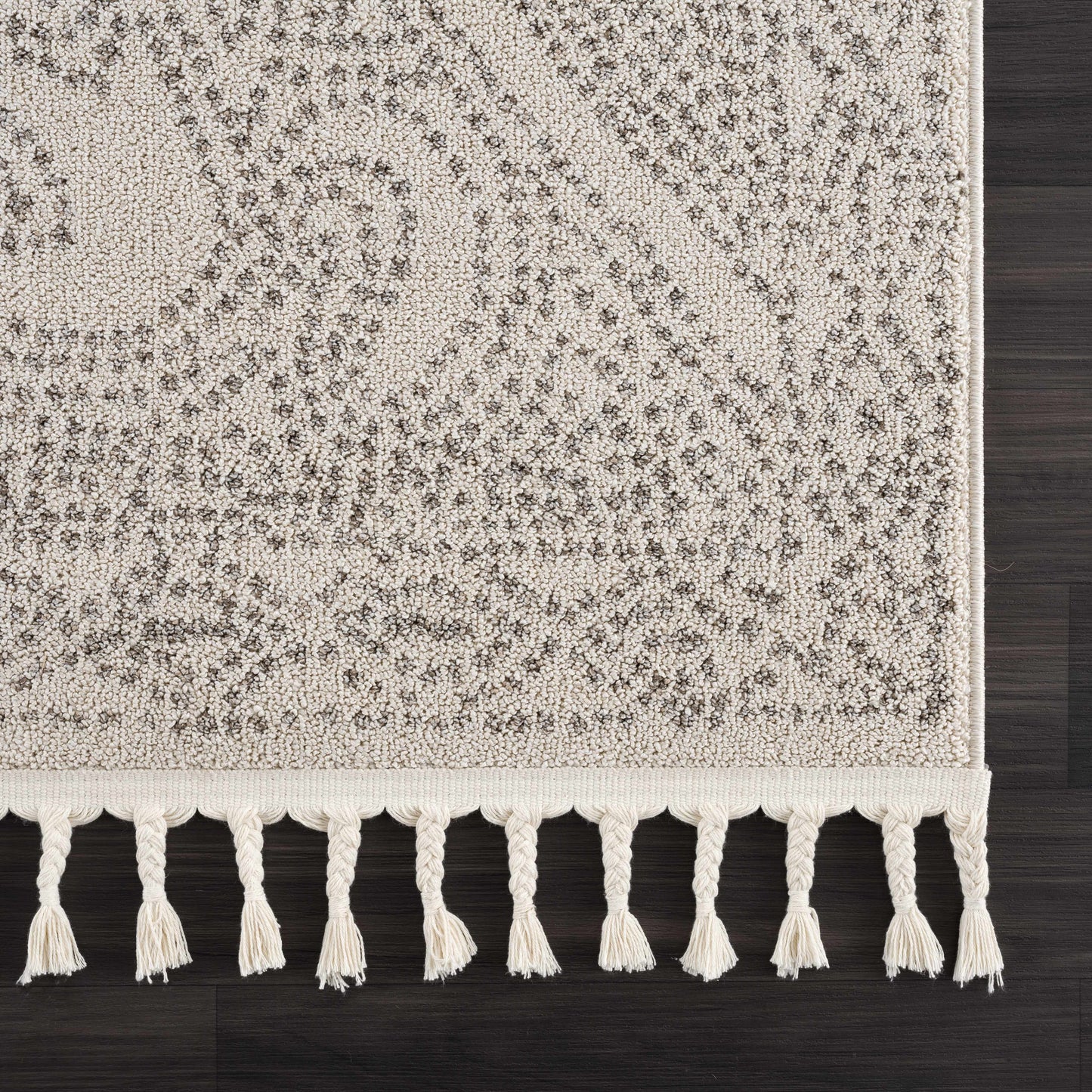 Birdwood Cream Brown Area Rug for Home Decor