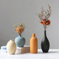 Three Piece Ceramic Vase Set Modern Home Decor Flower Arrangement