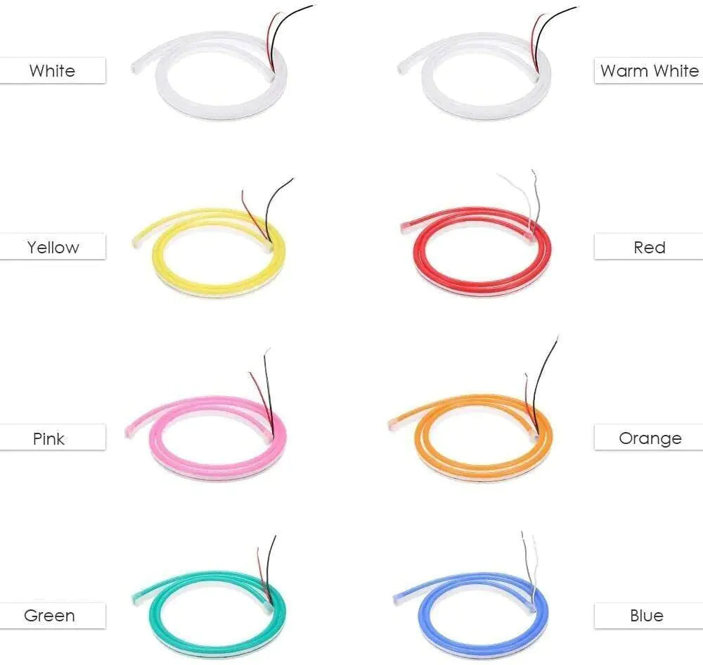 12V Flexible Waterproof Silicone Tube LED Neon Strip Light