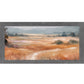 Terracotta Abstract Landscape Wall Art – Full Panoramic Wide Scenic Farmhouse Nature Decor (SB758)