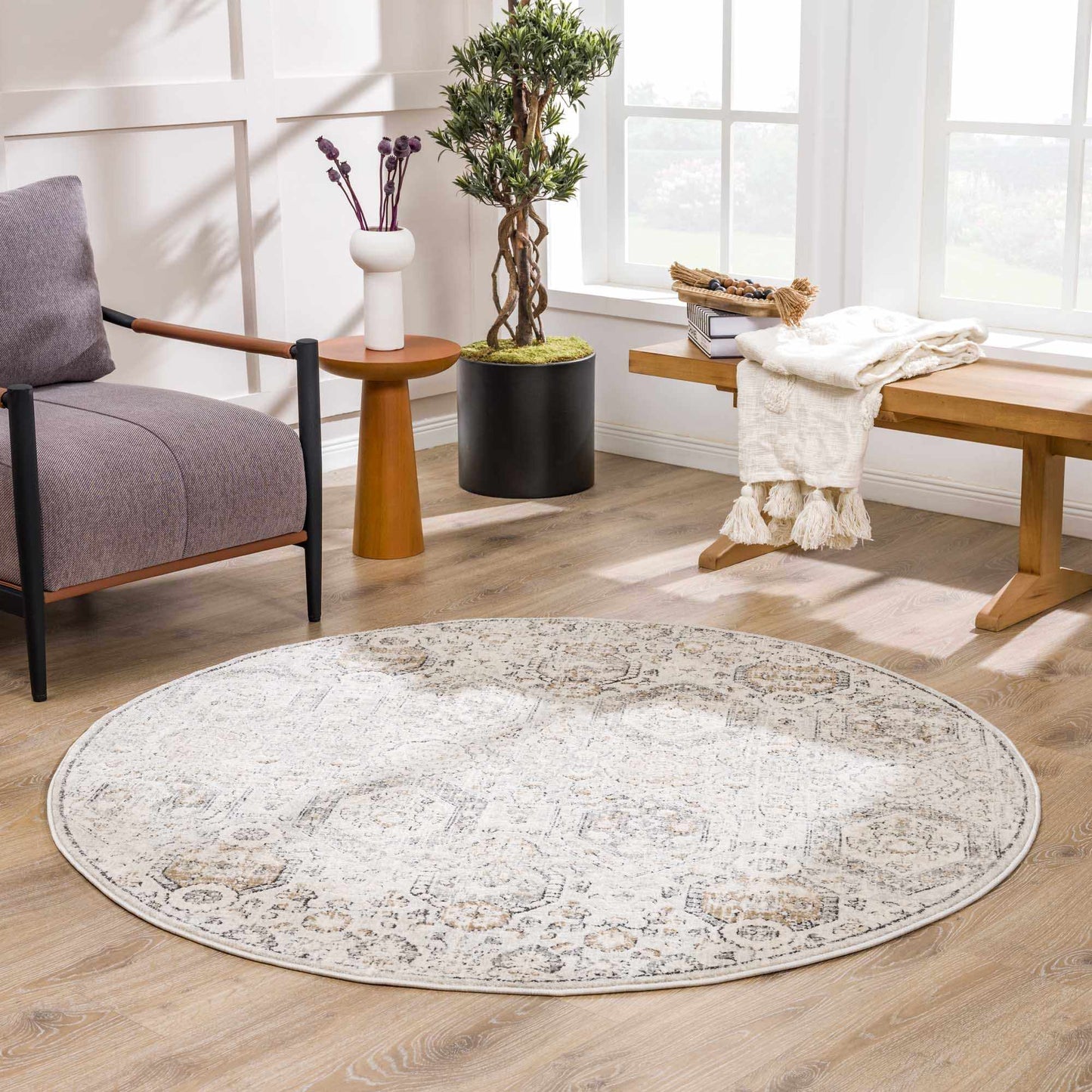 Parkerfield Area Rug Soft Modern Floor Carpet Home Decor Accent