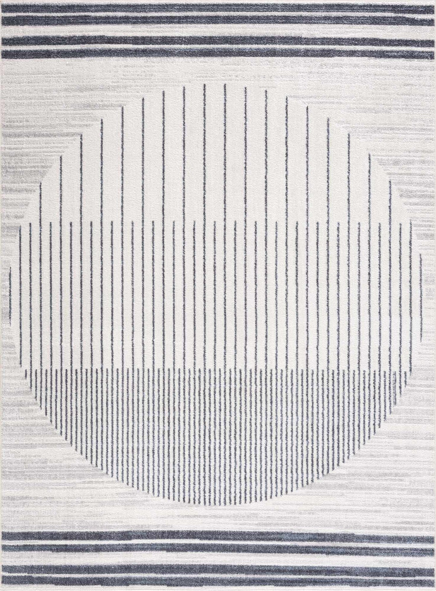 Thad Medium Gray Washable Area Rug