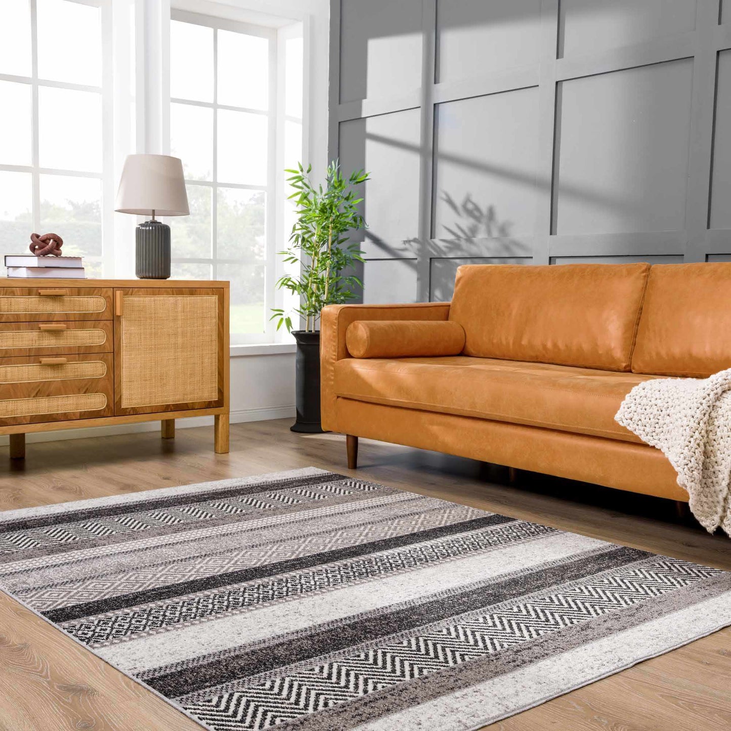 Middlestown Washable Area Rug for Modern Home Decor