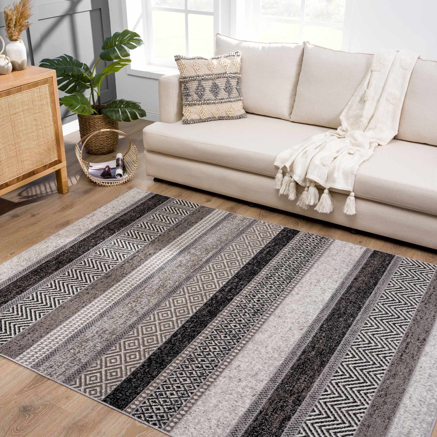 Middlestown Washable Area Rug for Modern Home Decor