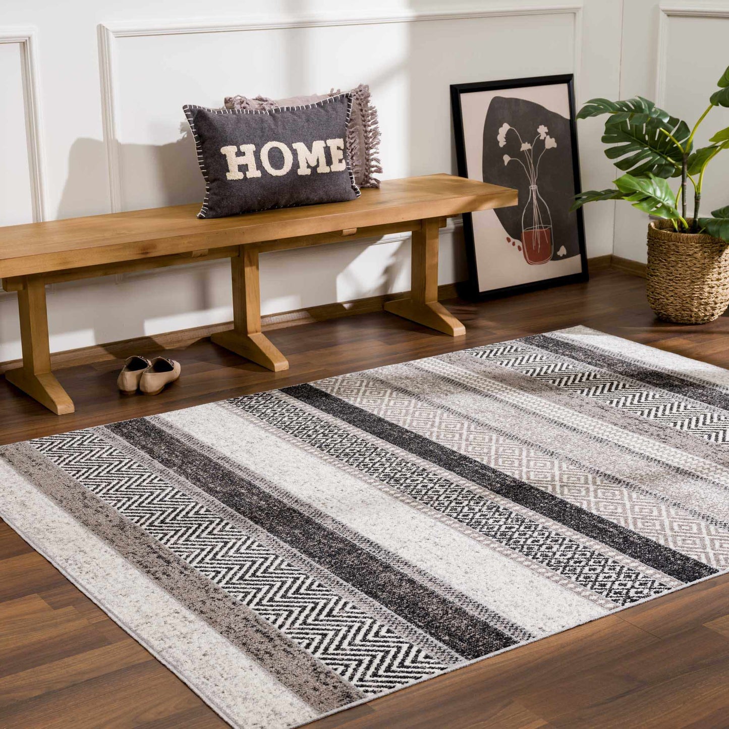 Middlestown Washable Area Rug for Modern Home Decor