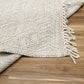Ramsbury Wool Area Rug Soft Elegant Natural Home Floor Carpet