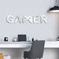 Acrylic Mirror Gamer Wall Decal for Gaming Rooms