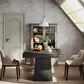 Tribesigns Square Dining Table for Four with Pedestal Base
