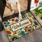 Bright Flower Garden Doormat Rug Home Decor