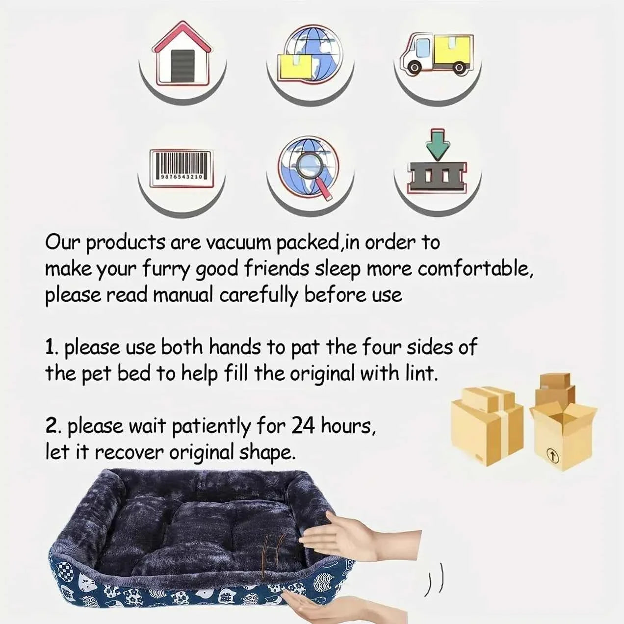 Convertible Dog Bed Sofa House – Soft Indoor Pet Bed for Medium to Large Dogs