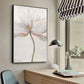 Scandinavian Golden Flower Nordic Art Canvas Poster