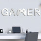 Acrylic Mirror Gamer Wall Decal for Gaming Rooms