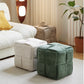 Chenille Woven Bench Stool for Home Seating