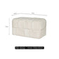 Chenille Woven Bench Stool for Home Seating
