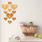 10Pcs Acrylic Love Heart Mirror Wall Stickers Decor