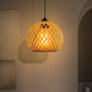 Handmade Bamboo Pendant Lamp Rattan Chandelier Indoor Lighting