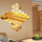 Hexagon Acrylic Mirror Wall Stickers for DIY Decor