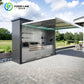Portable Outdoor Kitchen With Large Storage Space, Ideal For Camping And Backyard BBQ Customize