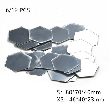 Hexagon Acrylic Mirror Wall Stickers for DIY Decor