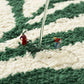 Green Leaf Soft Absorbent Floor Mat Rug