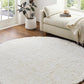 Siari Solid Cream Plush Rug