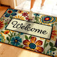 Bright Flower Garden Doormat Rug Home Decor