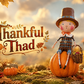Thankful Thad Thanksgiving Figurine by Lori Mitchell (New 2026)