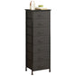 Tall Dresser Storage Organizer 6/7 Drawers Bedroom Chest Fabric Storage Tower