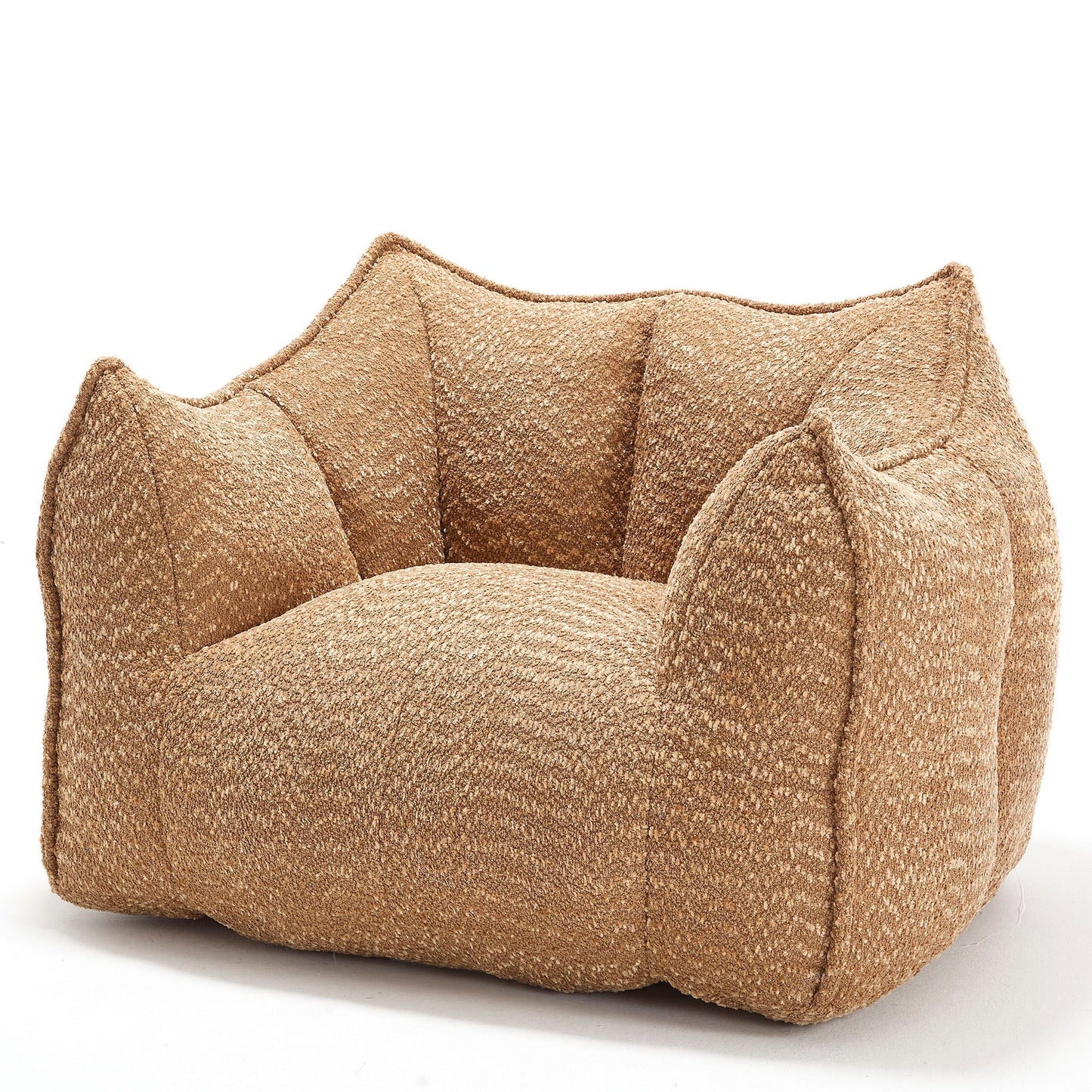 Comfortable Chenille Sofa Chair with Resilient Foam Cushion