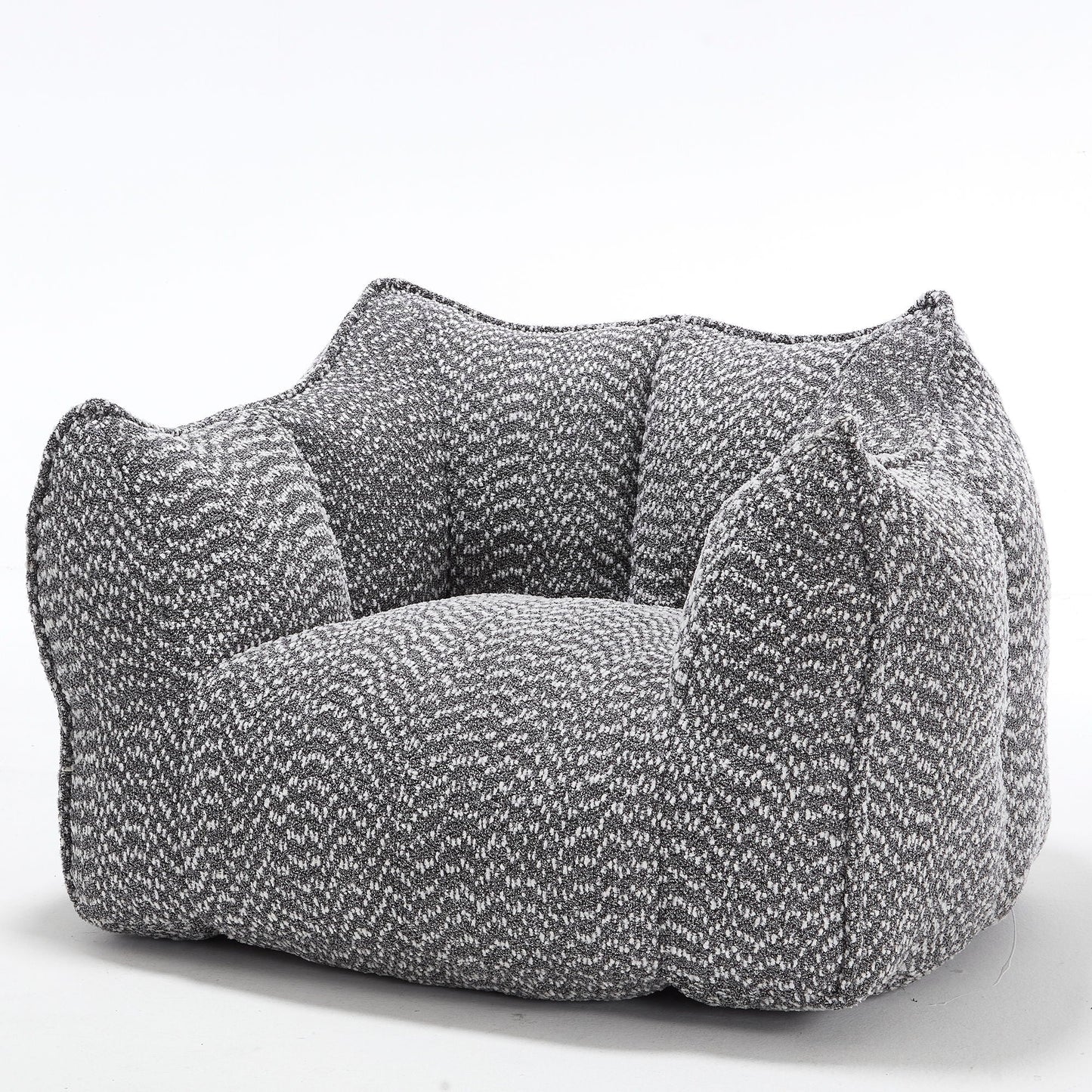 Comfortable Chenille Sofa Chair with Resilient Foam Cushion