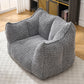 Comfortable Chenille Sofa Chair with Resilient Foam Cushion