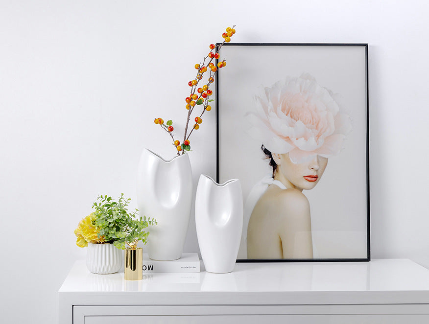 Creative Ceramic Vase Modern Living Room Home Decor Ornament