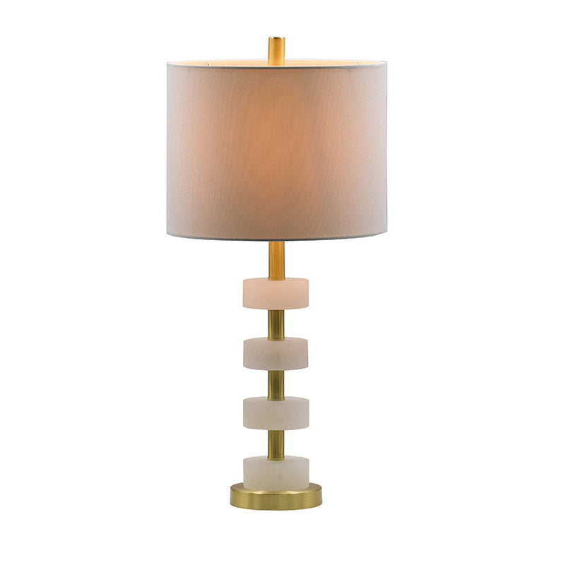 13x13x26 Marble Table Lamp for Modern Interiors