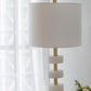 13x13x26 Marble Table Lamp for Modern Interiors