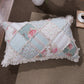DaDa Bedding Hint of Mint Pastel Cotton Patchwork Quilt Set