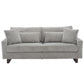Modern Loveseat Sofa with Four Decorative Pillows Included