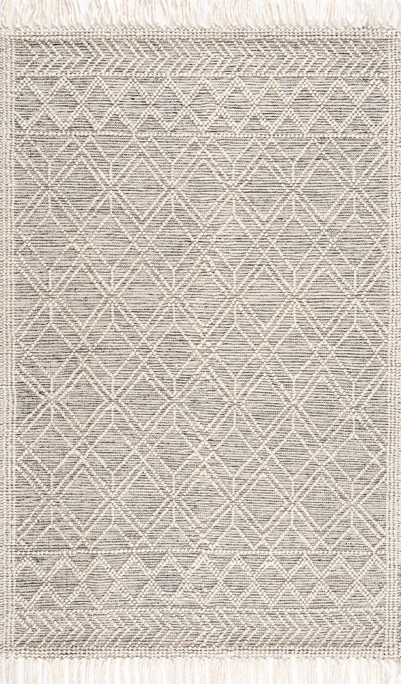 Ramsbury Wool Area Rug Soft Elegant Natural Home Floor Carpet