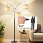 Dimmable Three-Head Floor Lamp with Color Temperature Control