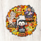 Halloween Holiday Door Wreath by G. DeBrekht - Thanksgiving Halloween Decor - 8185316H