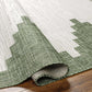 Green Indoor Outdoor Rug for Home Spaces